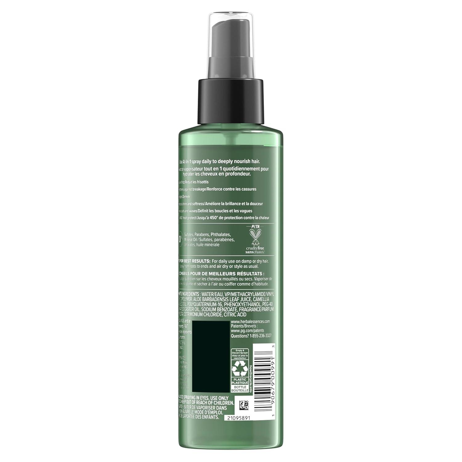 image:imageHerbal Essences Allin1 Nourishing Spray Certified Pure Plants with Aloe and Camellia Flower Oil 6 fl oz