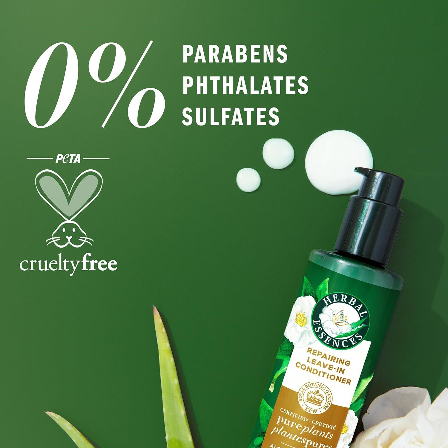 image:imageHerbal Essences Repairing Leavein Conditioner Certified Pure Plants with Aloe and Camellia Flower Oil 76 fl oz