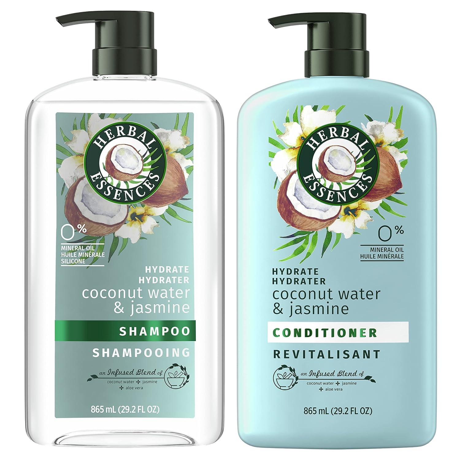 image:imageHerbal Essences Shampoo and Conditioner Set for Dry Hair with Coconut Water and Jasmine 292 Fl Oz