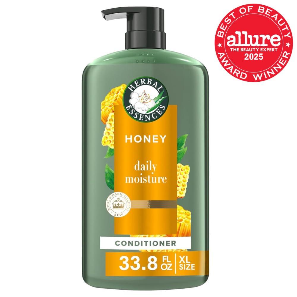 image:imageHerbal Essences Sulfate Free Shampoo with Honey for Daily Moisture Nourishes Dry Hair Moisturizing Shampoo with Certified Camellia Oil and Aloe Vera Lightweight For All Hair Types 338ozHoney Conditioner