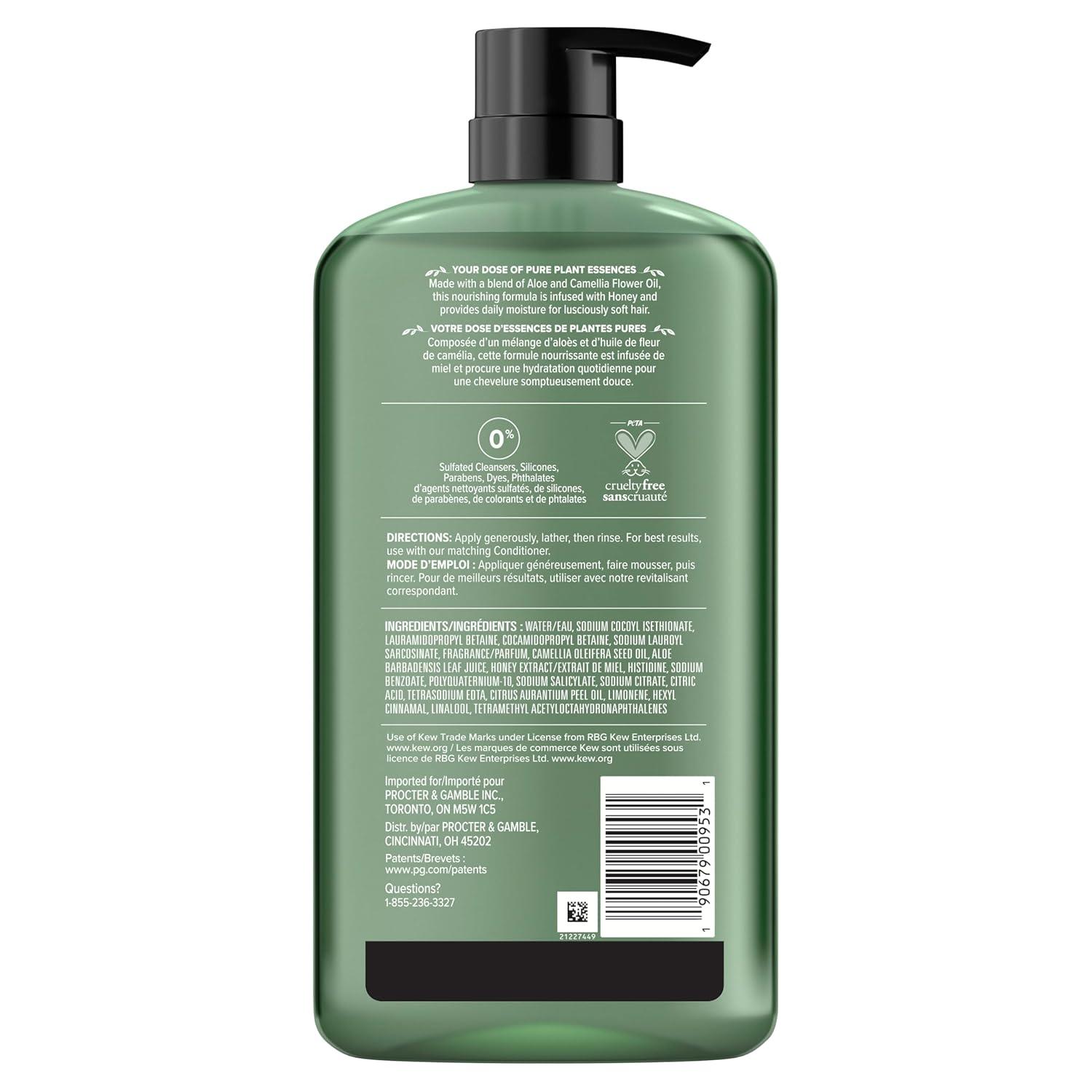 image:imageHerbal Essences Sulfate Free Shampoo with Honey for Daily Moisture Nourishes Dry Hair Moisturizing Shampoo with Certified Camellia Oil and Aloe Vera Lightweight For All Hair Types 338ozHoney Shampoo