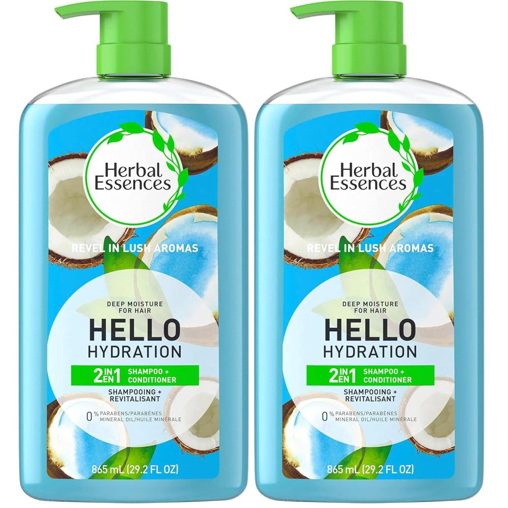 image:imageHerbal Essences Hello hydration shampoo shampooing for hair 292 FL OZ292 Fl Oz Pack of 2