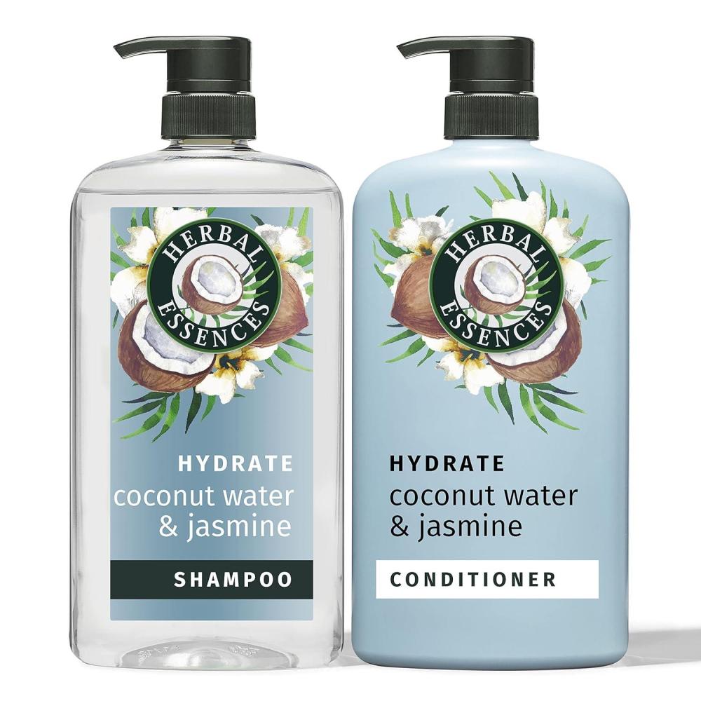 image:imageHerbal Essences Shampoo and Conditioner Set for Dry Hair with Coconut Water and Jasmine 292 Fl Oz