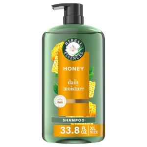 Herbal Essences Sulfate Free Shampoo with Honey for Daily Moisture, Nourishes Dry Hair, Moisturizing Shampoo with Certified Camellia Oil and Aloe Vera, Lightweight For All Hair Types, 33.8oz(Honey Shampoo)